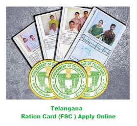 tg ration card apply online